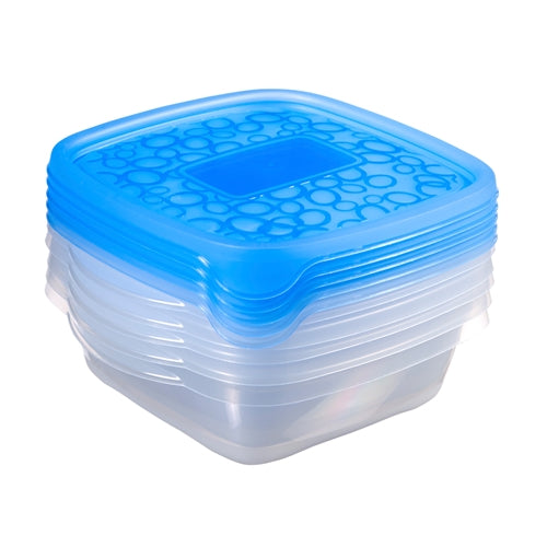 Take Away vershoudbakjes 600ml set a 5 stuks 18x16x8cm