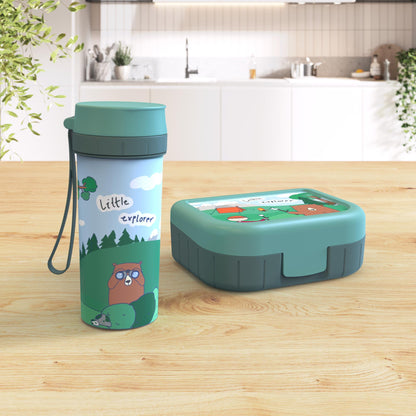 Lunchbox en Schoolbeker set To Go Memory Kids kids explorer boys