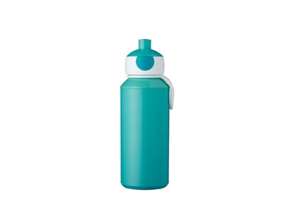 Drinkfles pop-up turquoise 400ml