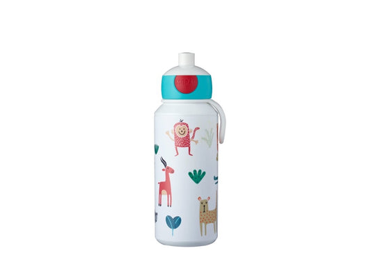 Drinkfles pop-up Animal Friends 400ml