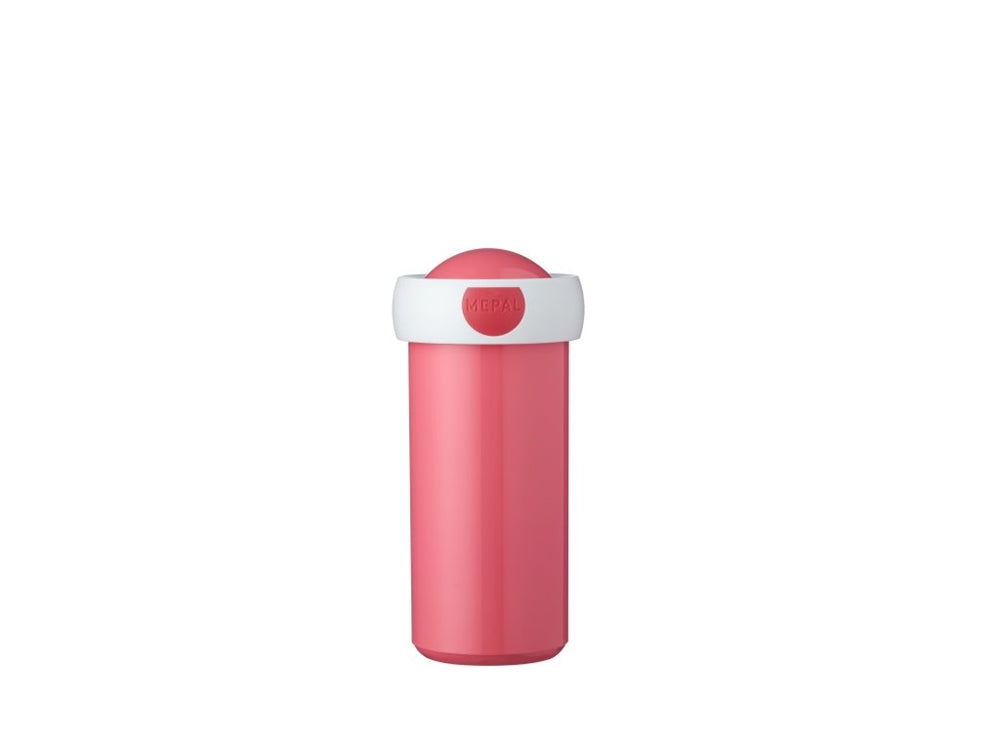 Schoolbeker roze 300ml