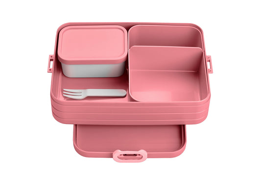 Bento lunchbox take a break large vivid mauve