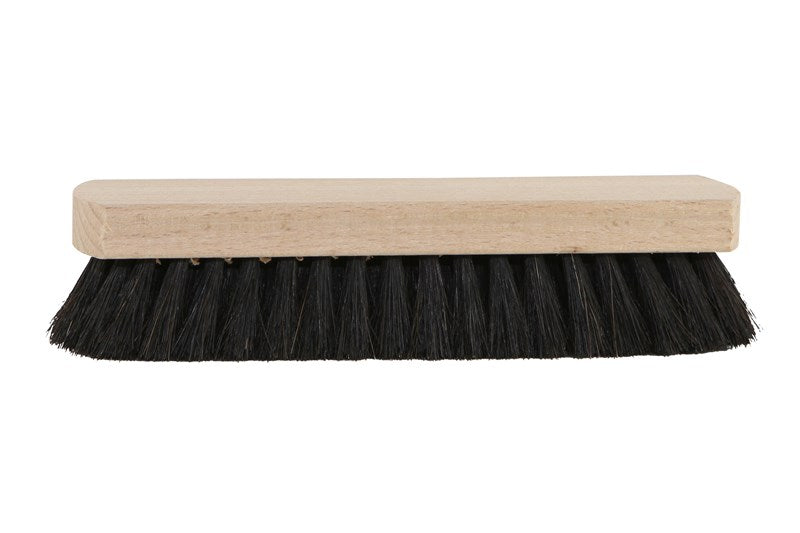 Schoen uitwrijfborstel haar 16 cm zwart haar