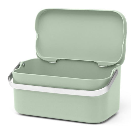 Brabantia SinkSide Aanrecht afvalbakje 1,8L 22,1x12,7xH10,7cm Jade groen