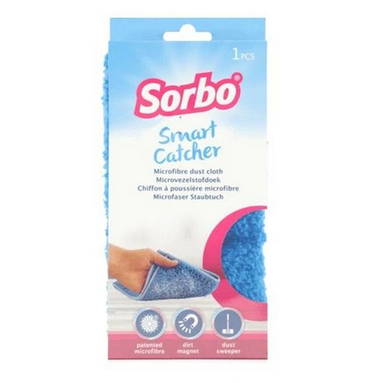 Sorbo Stofdoek microvezel 23x28cm blauw