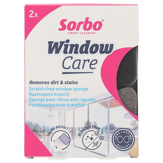 Window Care raamspons krasvrij set a 2 stuks