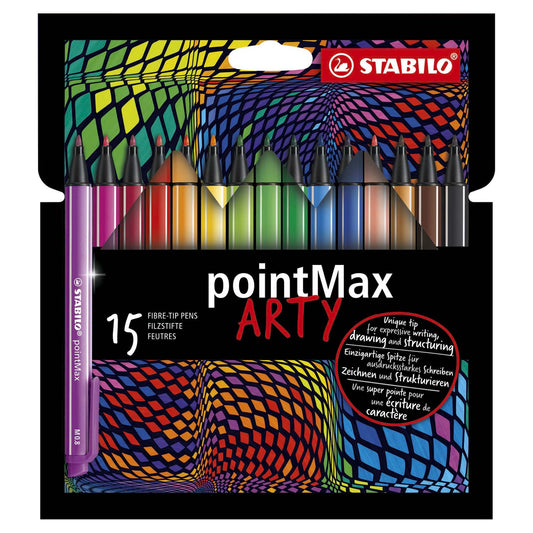 Arty pointMax etui a 15 viltstiften