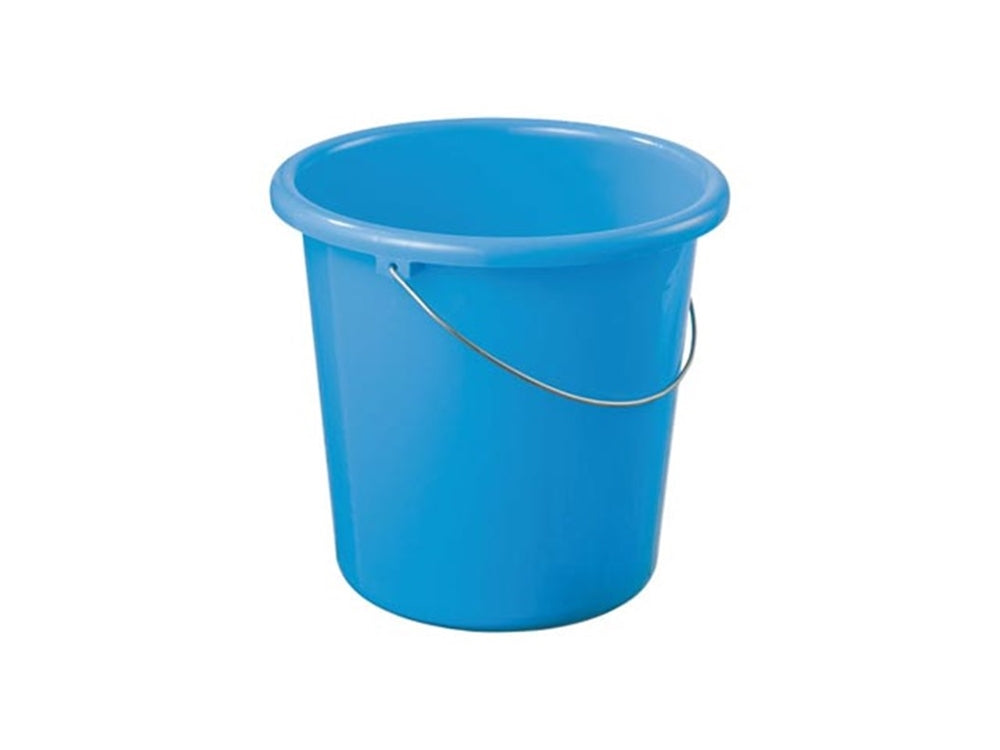 Basic Emmer10 Liter blauw diameter 28x25.8cm kunststof