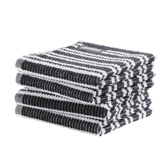 Vaatdoek Classic Clean pak 4 stuks 30x30cm zwart