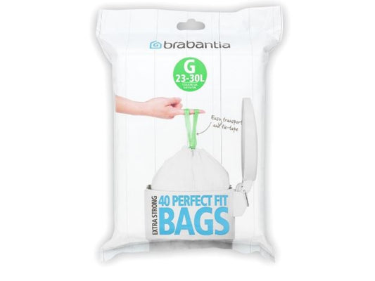 PerfectFit 23-30 liter Slimline vuilniszakken G dispenser pack 40 zakken