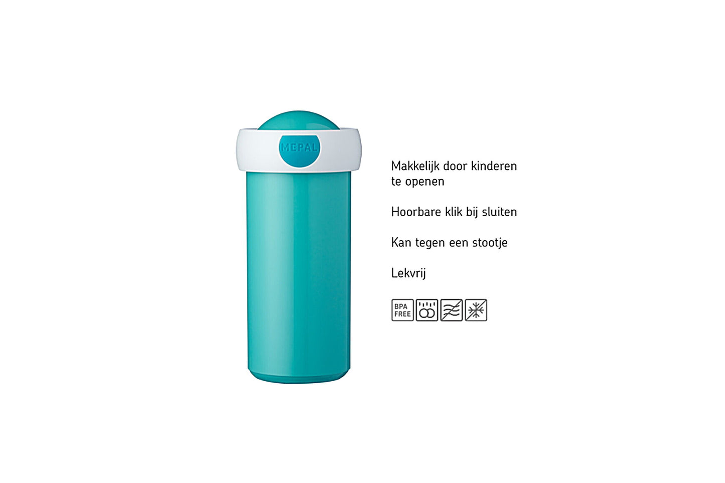 Schoolbeker turquoise 300ml