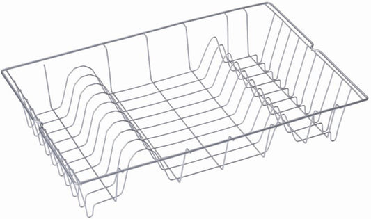 Metaltex Colonia afdruiprek 48x30x10cm metaal polytherm zilverkleur gecoat